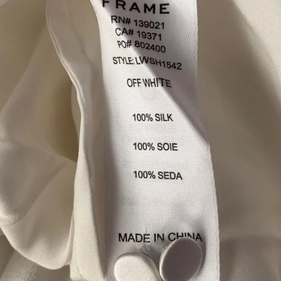 Frame Silk Lace Cuff Top - Picture 12 of 13